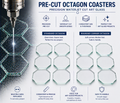 Pre-Cut Coaster Blanks - Octagon