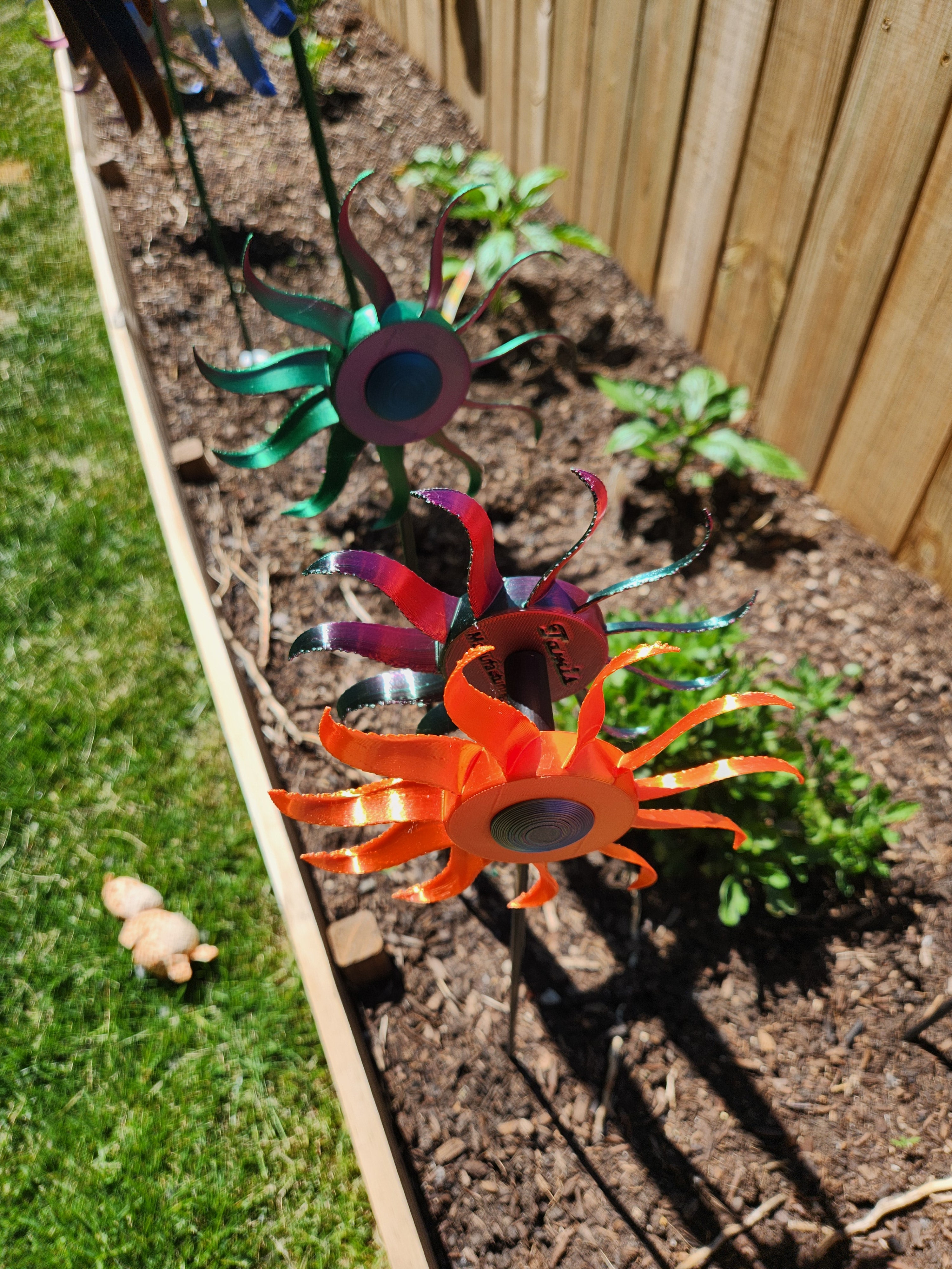 Medium Double Center Wind Spinner