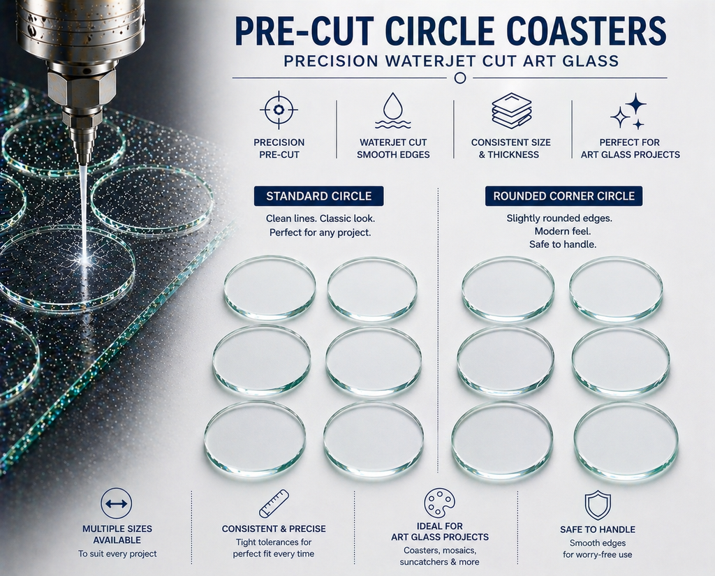 Pre-Cut Coaster Blanks - Round / Circle