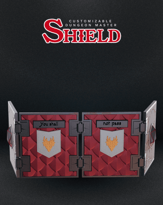 Customizable Dungeon Master Shield product image