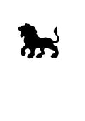 Lion pre-cut glass product