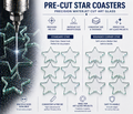 Pre-Cut Coaster Blanks - Star