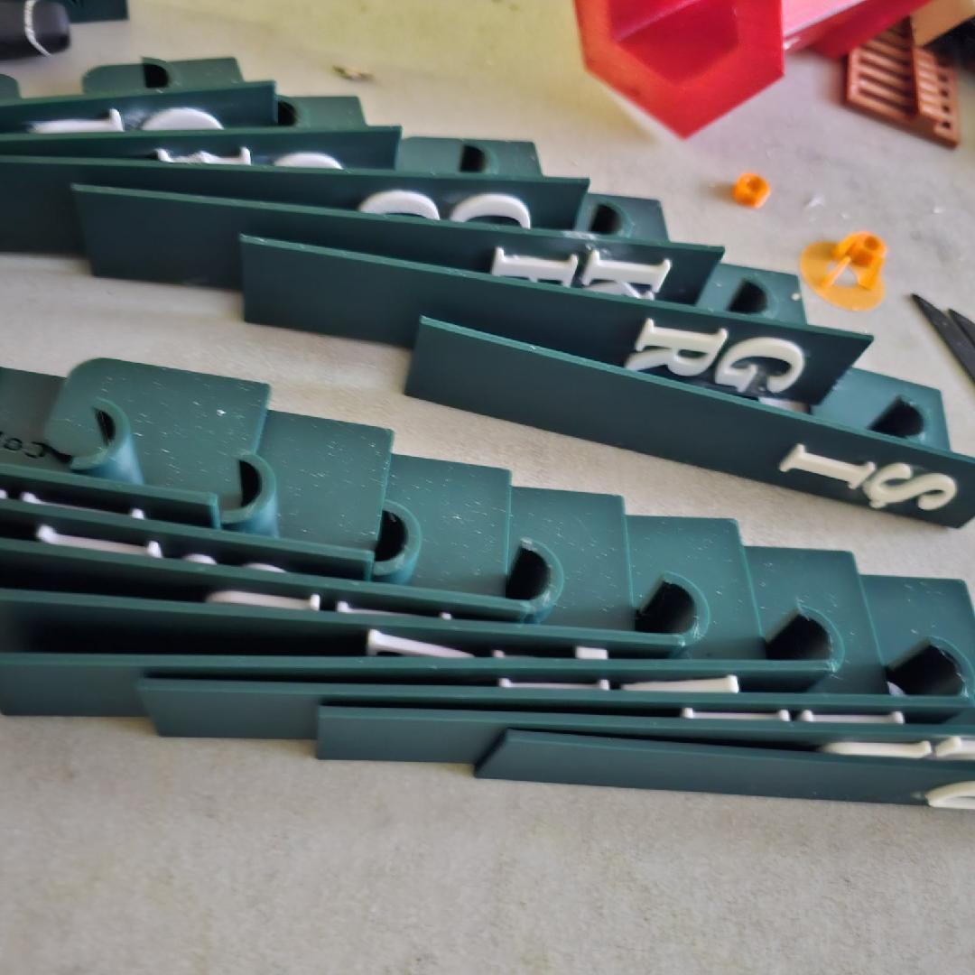GripRx™ Bag Hanger Divider - Blank For Stickers