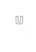 U pre-cut glass product