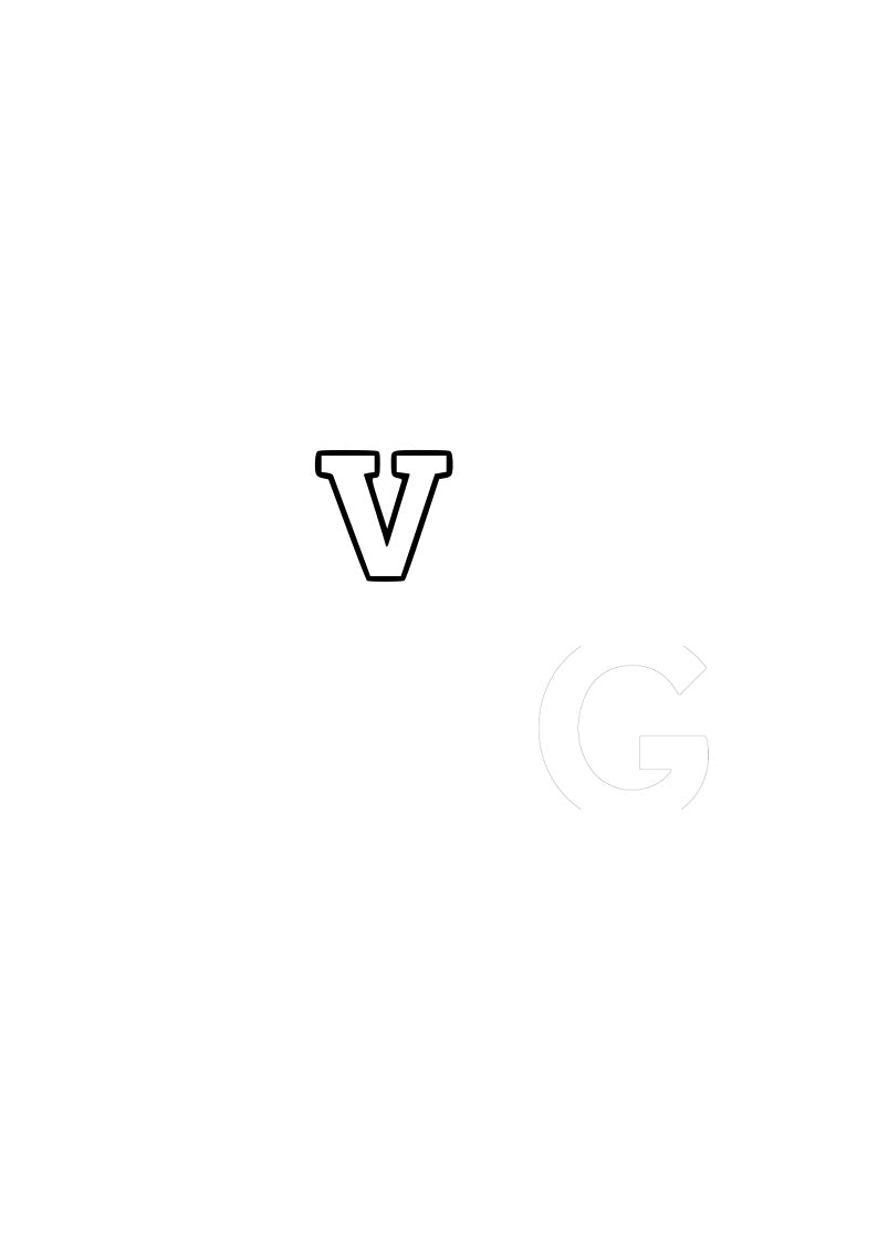 V pre-cut glass product