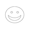 Smilie Face pre-cut glass product
