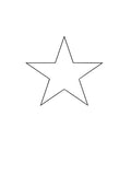 Star pre-cut glass product